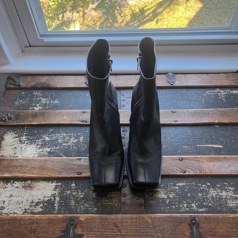 Aldo Black Heeled Boots for Women
